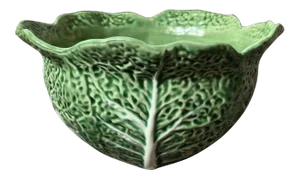 Vintage CabbageWare Bowl From Portugal