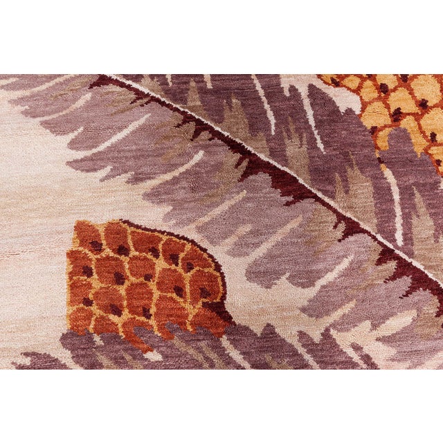 Textile Modern Art Deco Inspired Rug by Doris Leslie Blau For Sale - Image 7 of 9