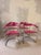Canasta Cantilever Chairs in Pink, 1980s, Set of 4 For Sale - Image 6 of 16