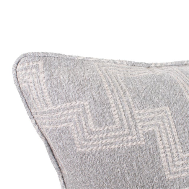 2020s Indoor/Outdoor Pillow 24 x 24 Syros Fog For Sale - Image 5 of 11