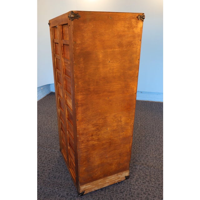 Wood Vintage Remington Rand Guardsman Catalog Cabinet For Sale - Image 7 of 16