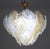 Art Deco 1970s Art Deco Amazing Large Size Murano Glass Clear and Orange Leaves Chandelier For Sale - Image 3 of 12