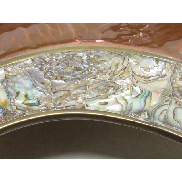 1960s Los Castillo Style Mexican Copper Fish Dish For Sale - Image 12 of 15
