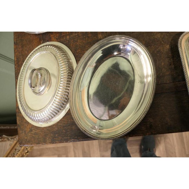 Silver-Plated Dinner Service, 1920s, Set of 6 For Sale - Image 9 of 10