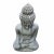 Serene vintage sitting Buddha statue carved from stone. Perfect for your garden, can be placed outdoors or indoors....