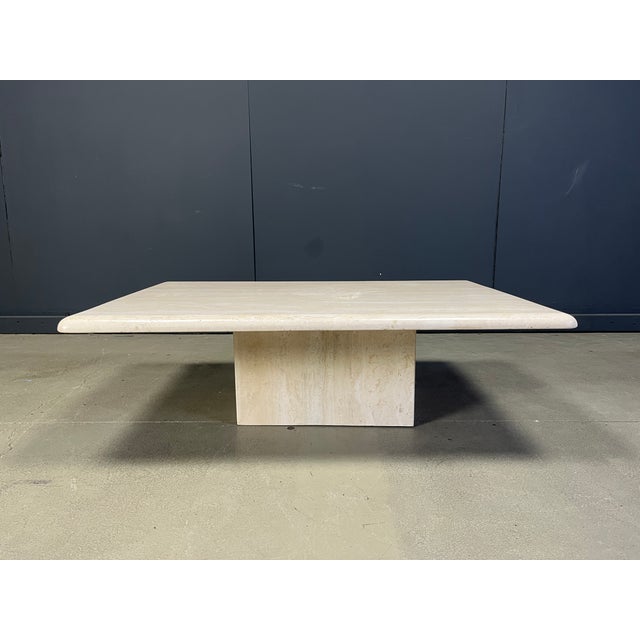 Travertine Coffee Table, Italy, 1970s For Sale - Image 11 of 11