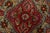Red Tabriz Rug 9’5” X 12’7” Red Wool Traditional Hand-Knotted Oriental Carpet For Sale - Image 8 of 15