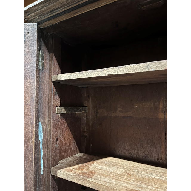 Antique Wall Cabinet For Sale - Image 6 of 11