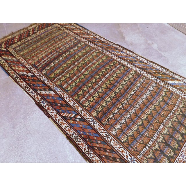 Antique Caucasian Genje Rug For Sale - Image 4 of 13