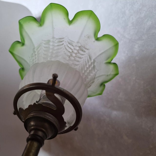 Art Nouveau Brass Desk Lamp, 1910s For Sale - Image 5 of 11