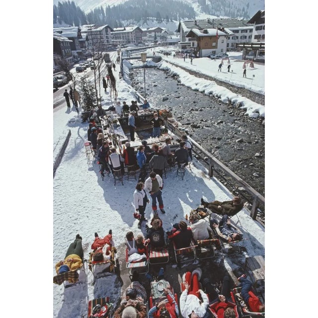 Slim Aarons, Ice Bar, Estate Stamped Photographic Print, 1979 / 2020s For Sale