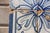 Blue 18th Century Portuguese Set of Four Tiles Blue & White Floral Geometric Panel Antique Hand Painted For Sale - Image 8 of 10