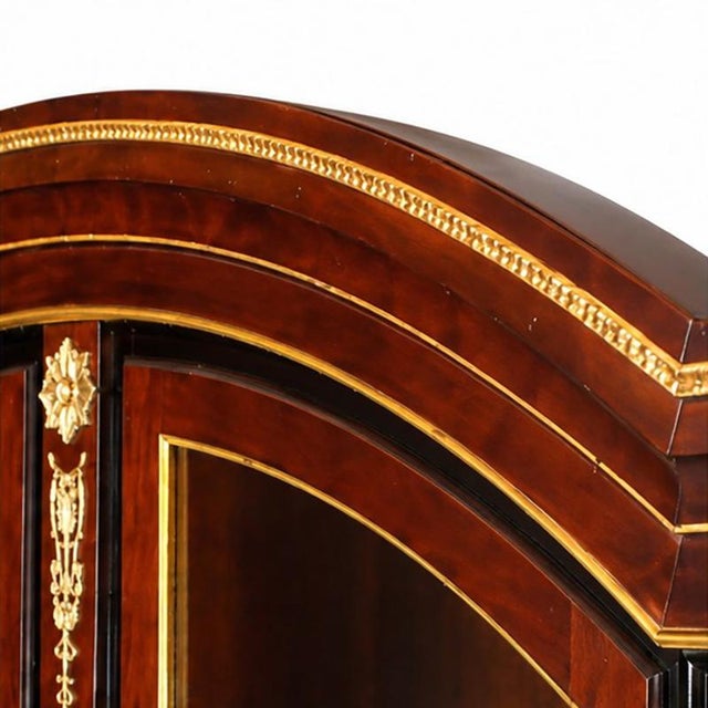 Mahogany Bookcase, Italy, 20th Century For Sale - Image 6 of 7