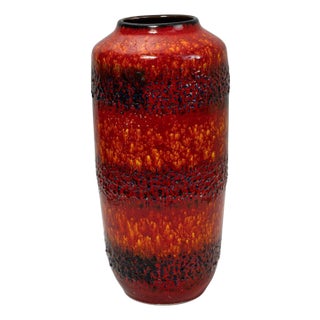 20th Century German 'W. Germany' Ceramic Vase For Sale