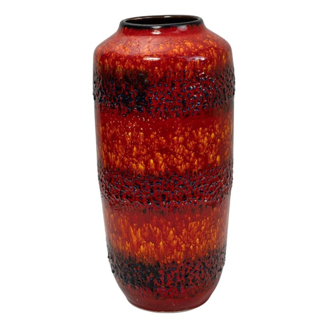 20th Century German 'W. Germany' Ceramic Vase For Sale