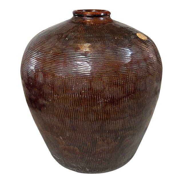 Large Japanese Storage Vessel For Sale