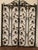 Double wrought iron partition doors Two leaves decorated with scrolls and foliage in gilded sheet metal Good condition...