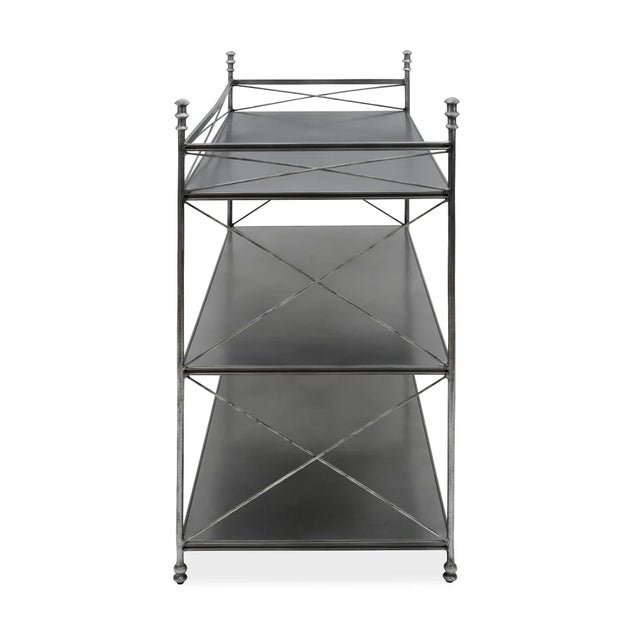 Transitional Bunny Williams Home Ziggy Bar Table For Sale - Image 3 of 8