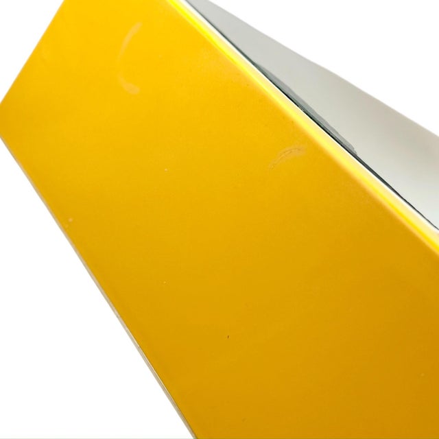 Yellow Wall Mirror Cabinet by Olaf Von Bohr for Gedy, Italy, 1970s For Sale - Image 15 of 16