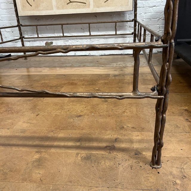 Queen Size Ironies Wrought Iron Grapevine Canopy Bed Frame Chairish