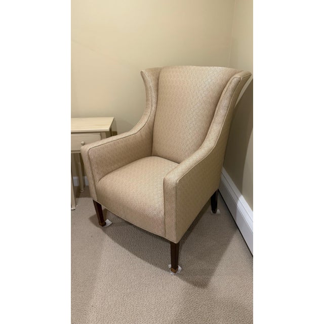 2000 - 2009 Kravet Wingback Chair For Sale - Image 5 of 7