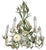 Vintage Italian Tole Daisy Chandelier - 6 Arms For Sale - Image 13 of 14