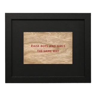 Jenny Holzer, Truisms 'Raise Boys and Girls the Same Way', 1977-1979 For Sale