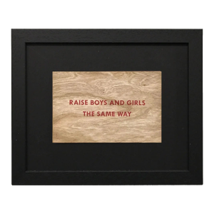 Jenny Holzer, Truisms 'Raise Boys and Girls the Same Way', 1977-1979