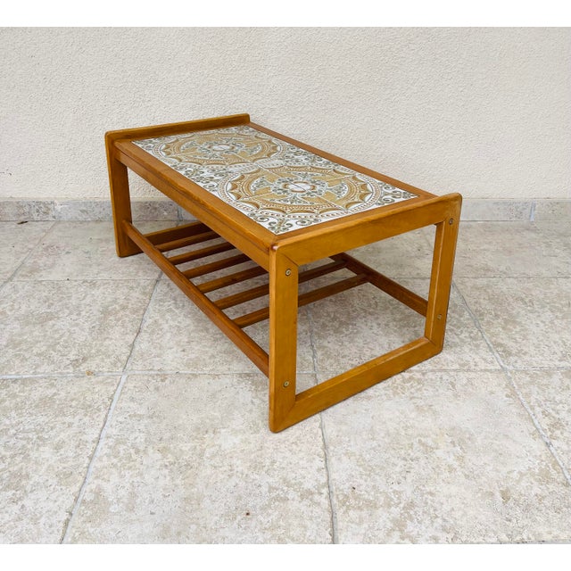 Wood Scandinavian Teak Coffee Table, 1960 For Sale - Image 7 of 9