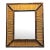 Vintage Bamboo and Reed Wall Mirror For Sale