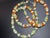 Early 20th Century Antique Venetian Chevron Trade Bead Necklace and Bracelet Jewelry Set With Frosted Glass Spacers, 2 Pieces For Sale - Image 5 of 8