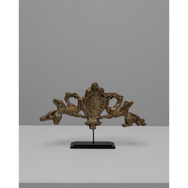 19th Century French Plaster Architectural Element On Metal Base For Sale - Image 18 of 18