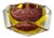 Vintage Italian Amber and Yellow Ashtray by Flavio Poli for Seguso, 1960s For Sale