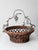 Vintage Large Grapevine Basket With Metal Handle For Sale - Image 6 of 18