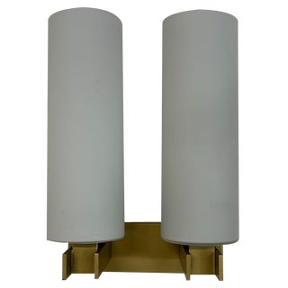 Opal Glass Wall Lamp from Raak, 1960s For Sale