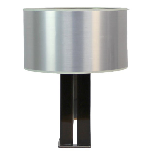Vintage Table Lamp in Chrome Plating, 1970s For Sale