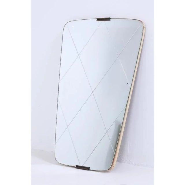 Beautiful vintage mirror from the 60s FEATURES * High-quality workmanship * Material: Wood * Check pattern DIMENSIONS &...