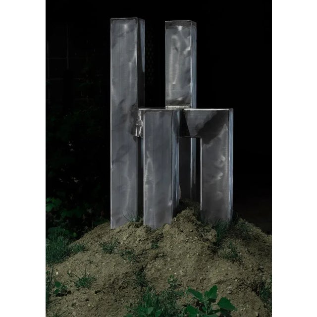 Not Yet Made - Made To Order Chapa y Pintura Steel Seat by Mut Design For Sale - Image 5 of 7