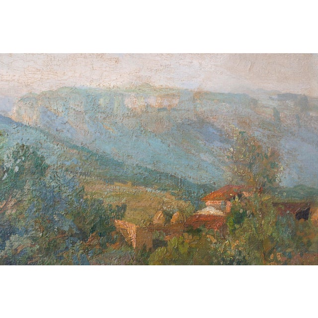 Impressionist Landscape, Catalan Pyrenees, 1890s, Oil on Canvas For Sale - Image 3 of 7
