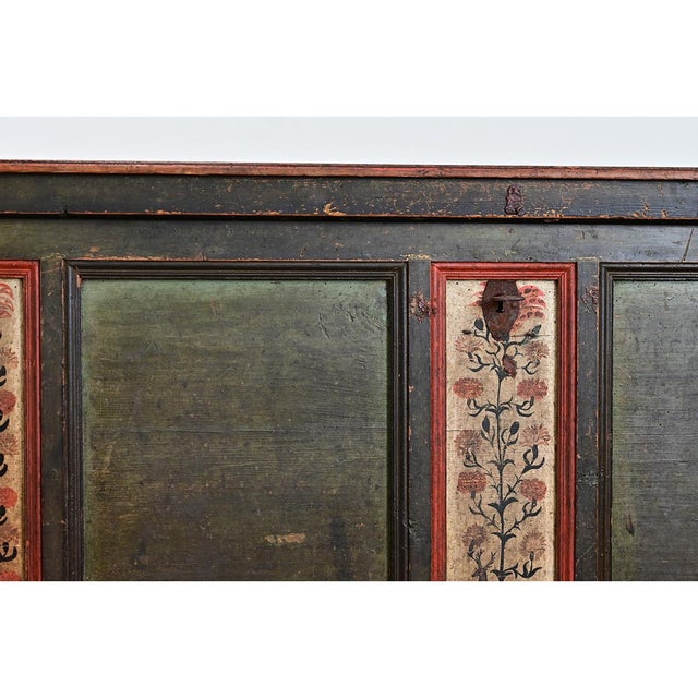 Swedish 18th Century Painted Coffer-Trunk For Sale - Image 16 of 18