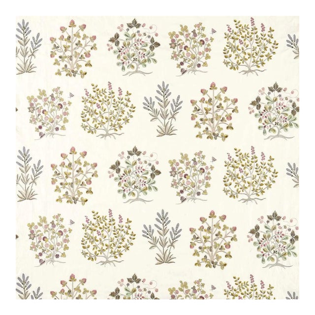 Sanderson Thyme Walk Fabric in Damson/Quince For Sale