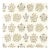 Sanderson Thyme Walk Fabric in Damson/Quince For Sale