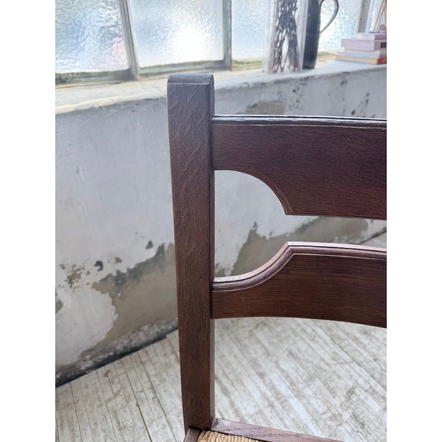 Rustic Oak Chairs from De Puydt, Belgium, 1970s, Set of 4 For Sale - Image 18 of 18