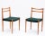Lübke Lubke Germany Mid Century Cherry Dining Side Chairs Original Fabric - a Pair For Sale - Image 13 of 13
