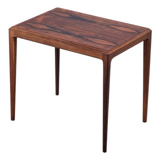 Rosewood Side Table attributed to Johannes Andersen for Silkeborg Møbelfabrik, Denmark, 1960s For Sale