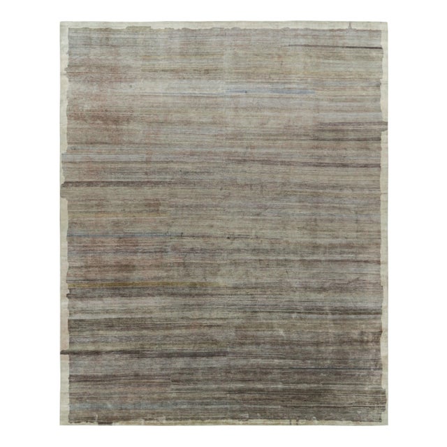 Hand-knotted in wool and silk, this 14x18 rug is a rich new addition to Rug & Kilim’s Textural rug collection—with an...