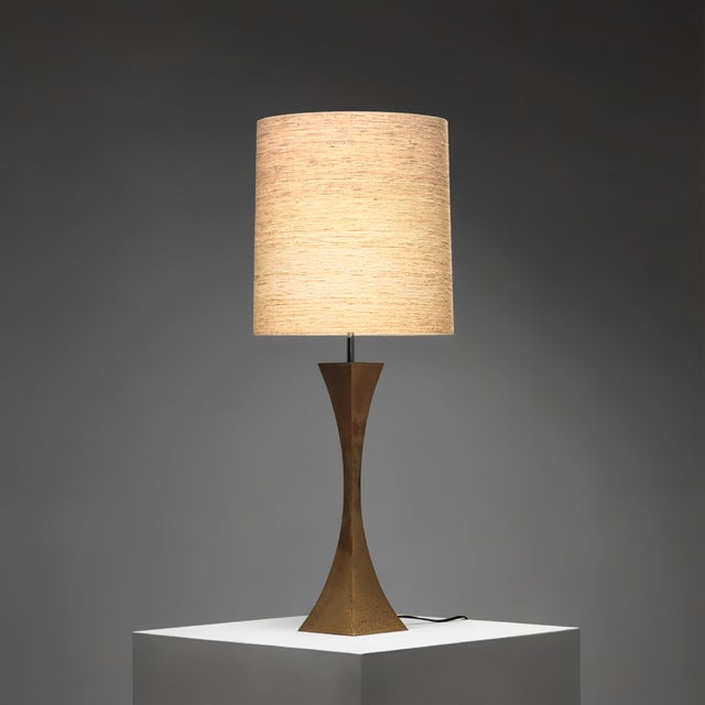 Nickel-Plated Brass Table Lamp by Grillo & Tonello for High Society, Italy, 1972 For Sale - Image 3 of 14