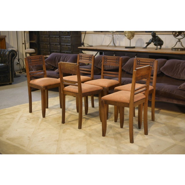 Vintage Brutalist Chairs, 1950s, Set of 6 For Sale - Image 4 of 10