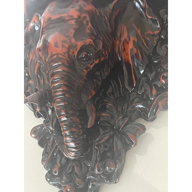 1950s Elephant Wall Bracket Tropical Safari Style For Sale - Image 4 of 5