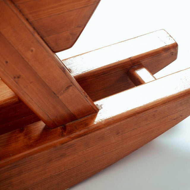 Large Vintage Dutch Rocking Horse in Pine, 1960s For Sale - Image 15 of 16